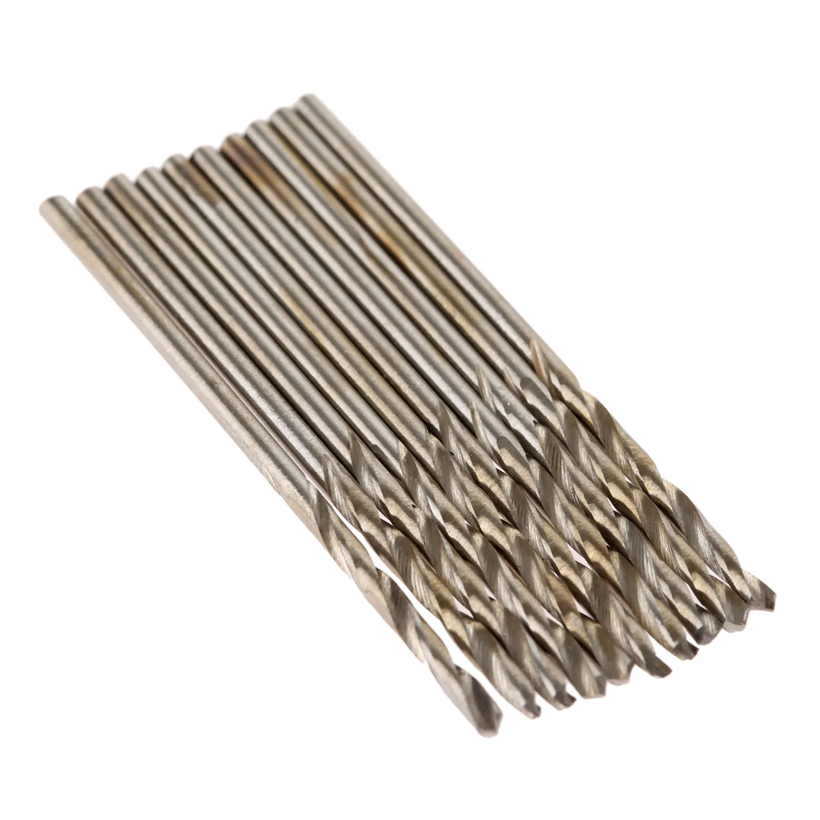 Brocas helicoidales HSS, herramientas eléctricas de carpintería, Micro vástago recto, perforación de madera de 0,5mm-3,5mm para madera y aluminio, 10 unidades