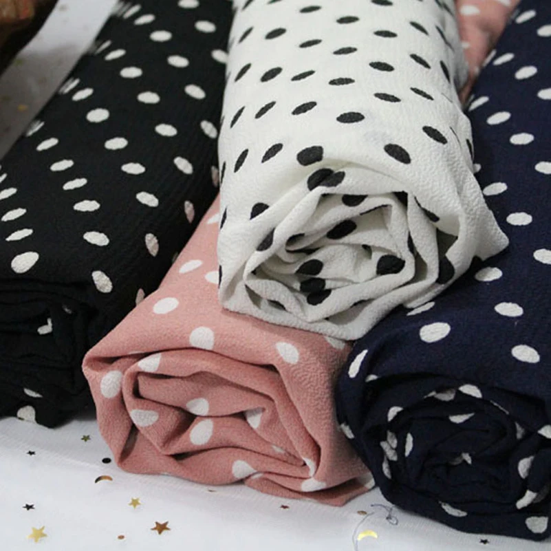 Virág- virágok Polka Pont Imprimé kelme Fehéráru Ablakszövet számára quilting tops ruhát Blúz DIY nincs Alkalmazkodó m Fehéráru -ért Méter