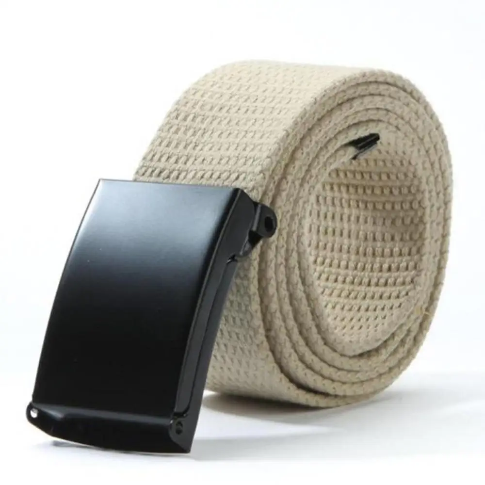 80% HOT SALE Men Women Casual Outdoor Sports Military Waistband Canvas Wide Belt Clothing Accessories