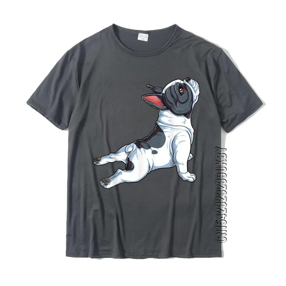 French Bulldog Yoga T Shirt Frenchie Namaste Men Funny Gift T-Shirt Casual Tshirts Tops & Tees Cotton Men Fashionable