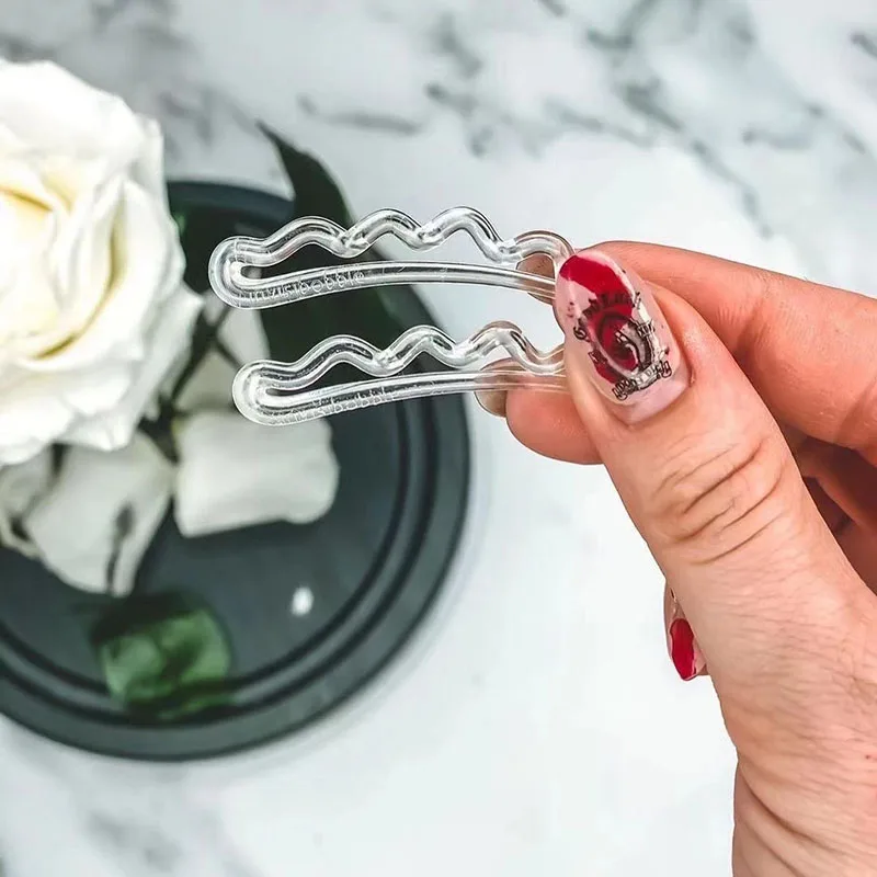 Alat Rias Wanita Musim Panas Invisibbble Traceless Closeable Waver Plus Penjepit Rambut Jepit Rambut Mutiara