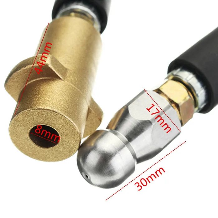 20M Áp Lực Cao Đường Ống Dẫn Nước Thải NẠO VÉT Phản Lực Vòi Que Thông Cống Xu Thế Bộ Ống Tắc Nghẽn Tắc Phản Lực Máy Giặt Vòi dây