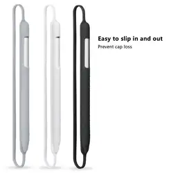 Apple kalem Pro 2nd generatio USB-C Anti-Scratch silikon koruyucu kılıf kol kapak tutucu Tablet dokunmatik kalem Stylus