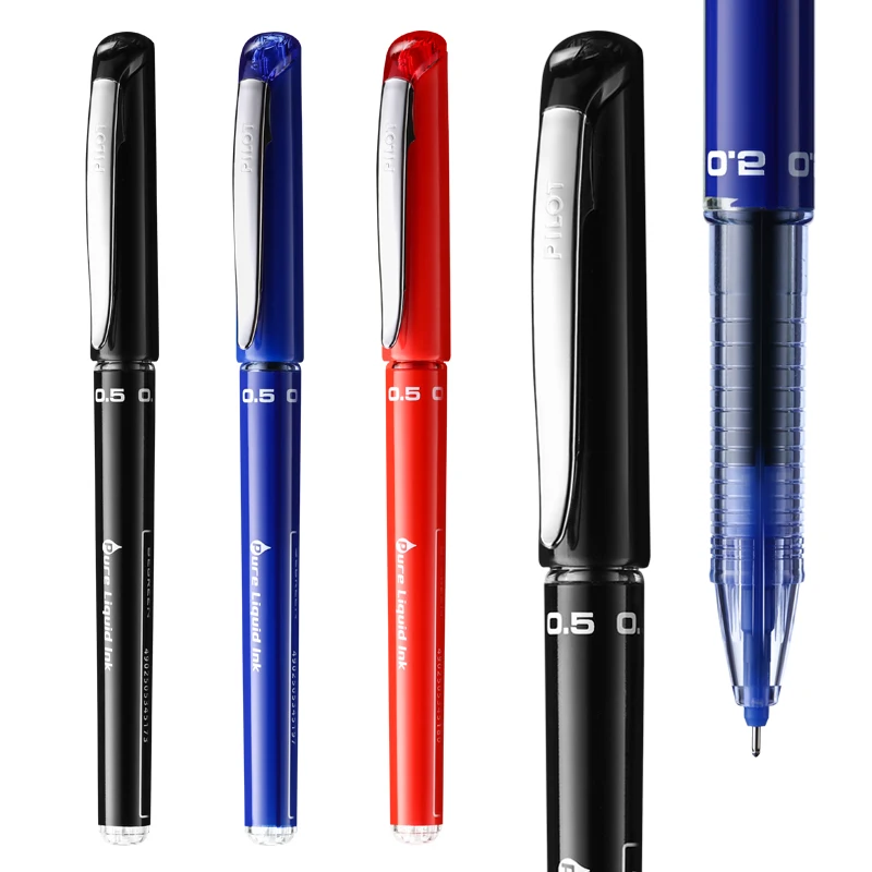 5PCS Japan PILOT Gel Pen BX-GR5 Signing Pen Black Office Roller Pen 0.5mm Stationary Pens