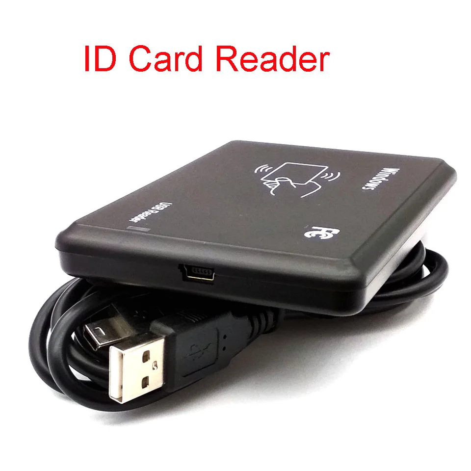 ID Card 125 Khz RFID Reader EM 4100 USB Proximity Sensor Smart Card Reader No Drive Issuing Device EM ID USB For Access Control