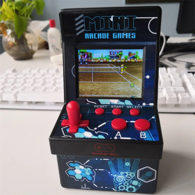 220 em 1 mini console de jogos arcade retro arcade jogador de jogo portátil com 220 jogos de 16 bits 2.8 "display colorido presente para criança