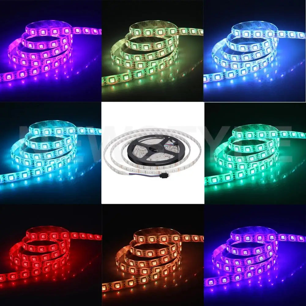 

500M DC12V 24V Waterproof LED Strip 5050 SMD Flexible Light 60Led/m, White, Warm white, Red, Green, Blue, RGB, Free shipping