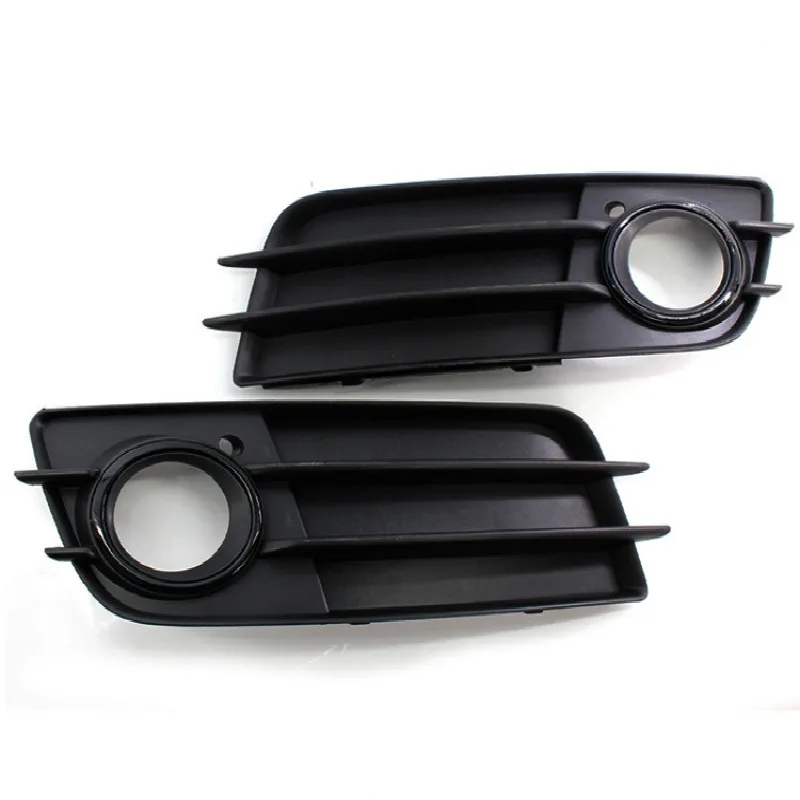 

For 2009-12 Audi A4 B8 S4 sports fog light frame front bumper fog light grille black circle