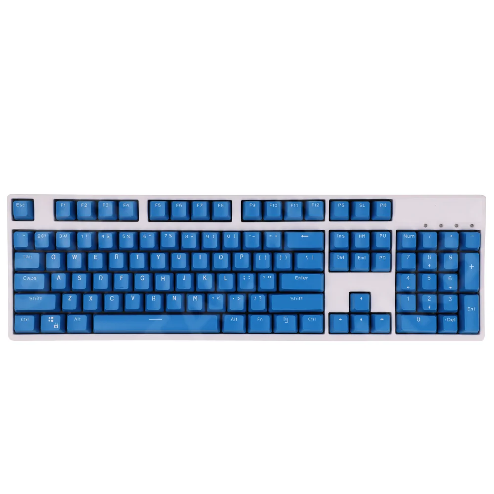 Mechanical Keyboard Keycaps Dark Blue OEM Profile Height 104 Keys for 60% 80% 104 Keyboard Anne Pro 2 GK61 SK61 PC Game