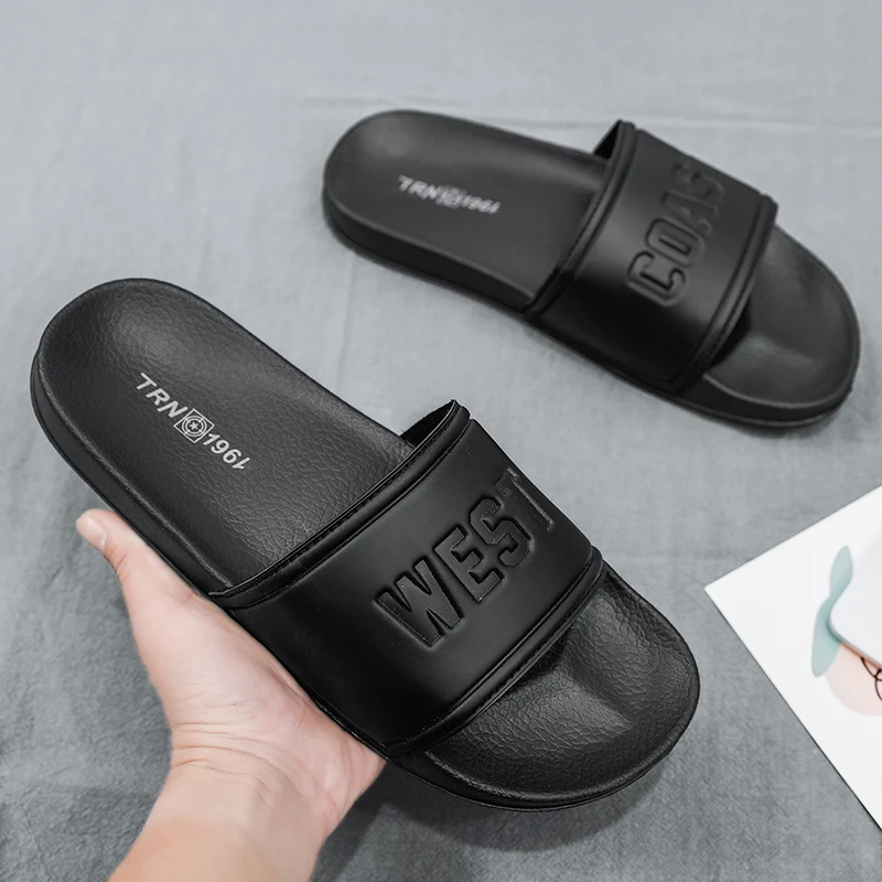 Summer Men Slippers Indoor Home Slides Bathroom Loafers Outdoor Garden Shoes Massage Clogs Male Beach Slippers Flip-Flops Mules