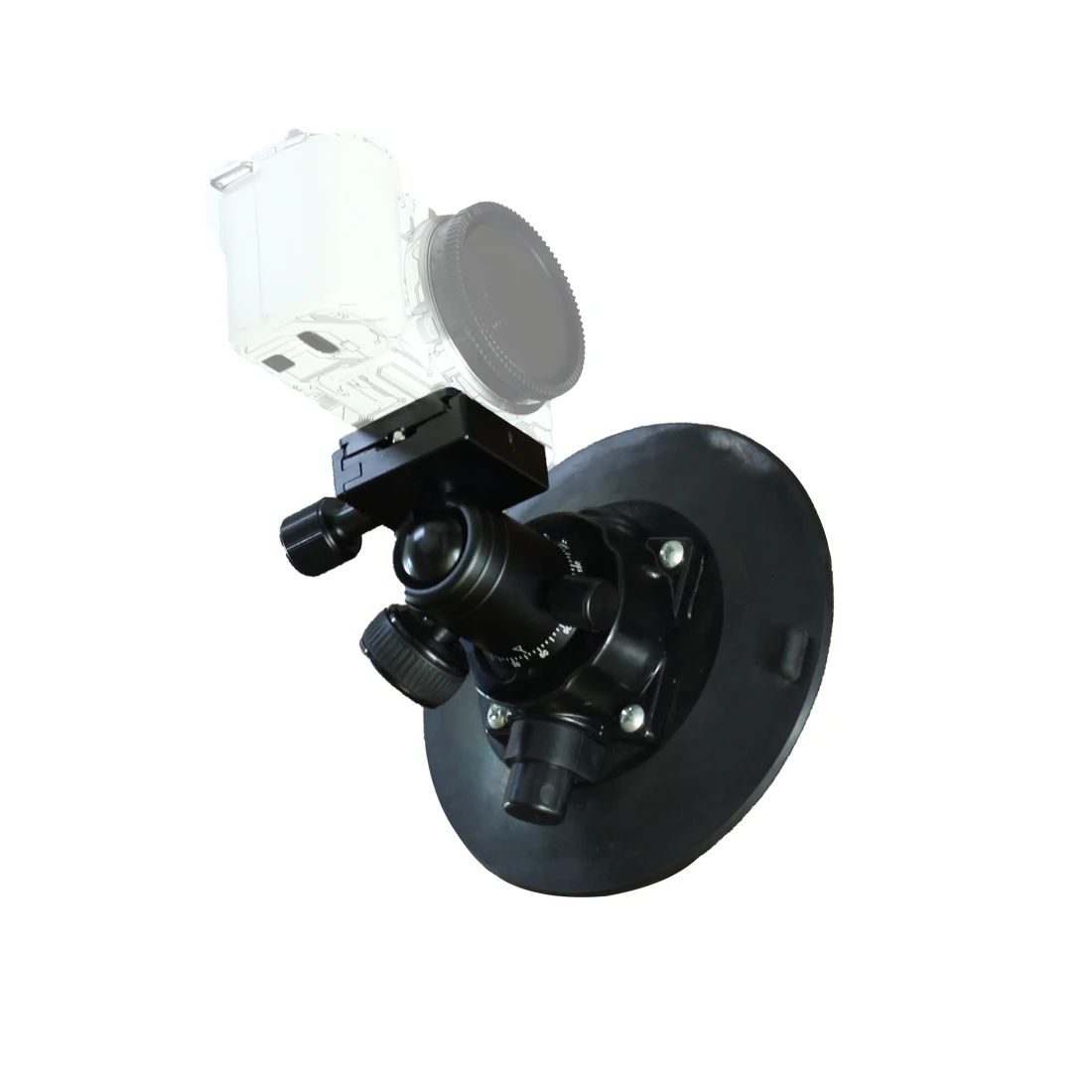 Handpumpe Vakuum Saugnapf 1/4" Kamera Stabilisator Halterung für RAM für GoPro für Insta360 DJI Auto Fotografie Lampe Ständer Halterung – Detail 37