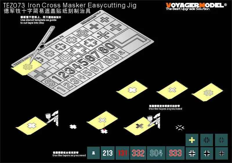 Voyager TEZ073 Iron Cross Masker Easycutting Jig(GP) assemble