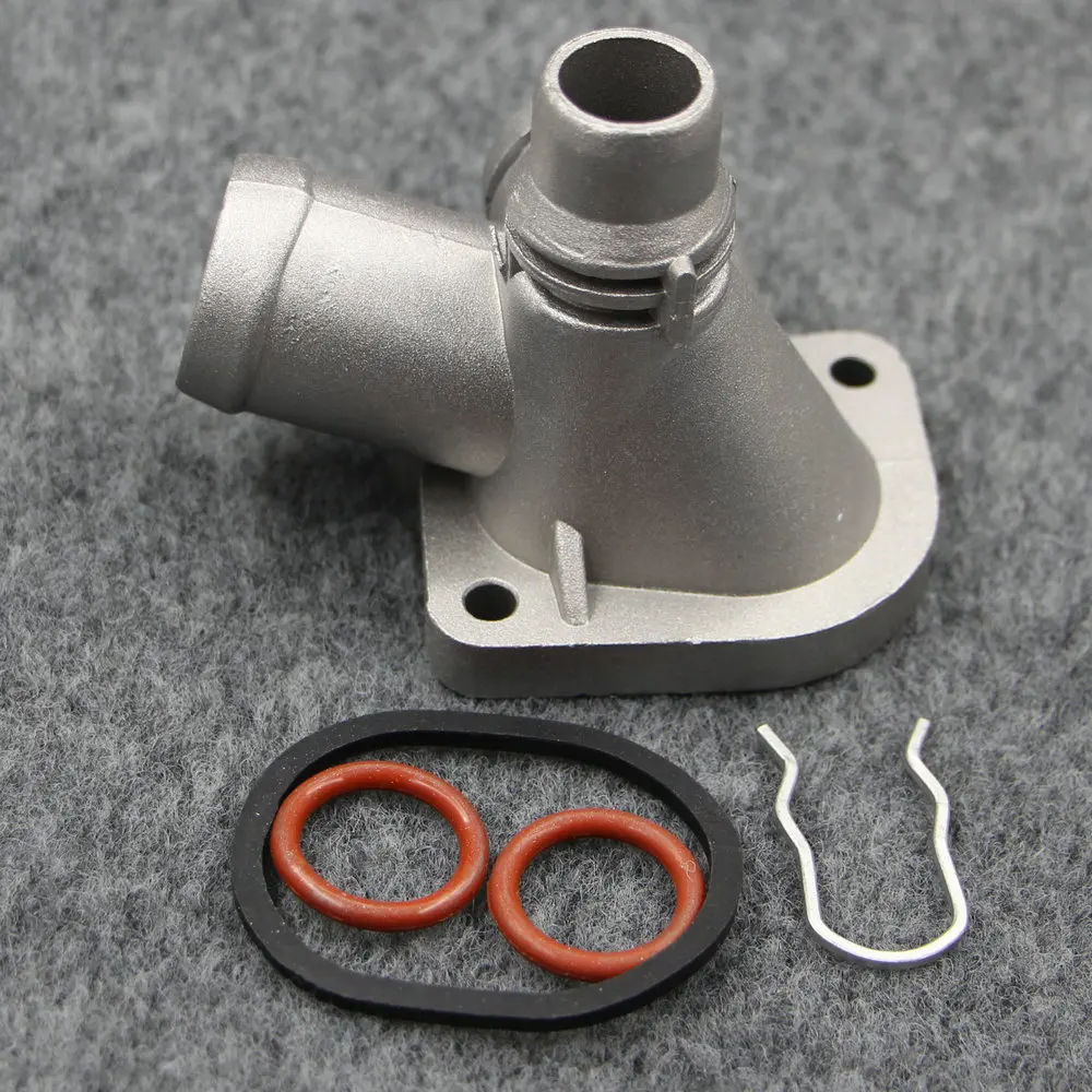 Zastosuj do passata B5 2000-2005 1.8T 2.0. Fajka wodna złącze głowica cylindra do silnika Tee i czterech kierunkach wspólne aluminium 058 121 133 — zdjęcie 5