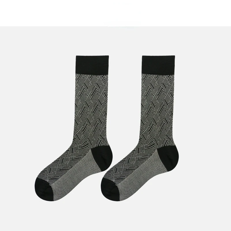 Men Stocks Business Dress Stockings Exotic Formal Wear Cotton Socks Suit Men Wear Dress Socks Sexy Fashion Accessories Socks