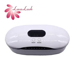 1 PC UVC LED STERILIZING BOX Type-C 4000mAh Tweezers Cleaning Tools Disinfection Box No Radiation White Pink Green Makeup Tools