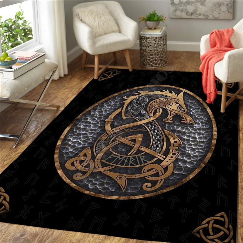 Reggae carpet Square Anti-Skid Area Floor Mat 3D Rug Non-slip Mat Dining Room Living Room Soft Bedroom Carpet style-03