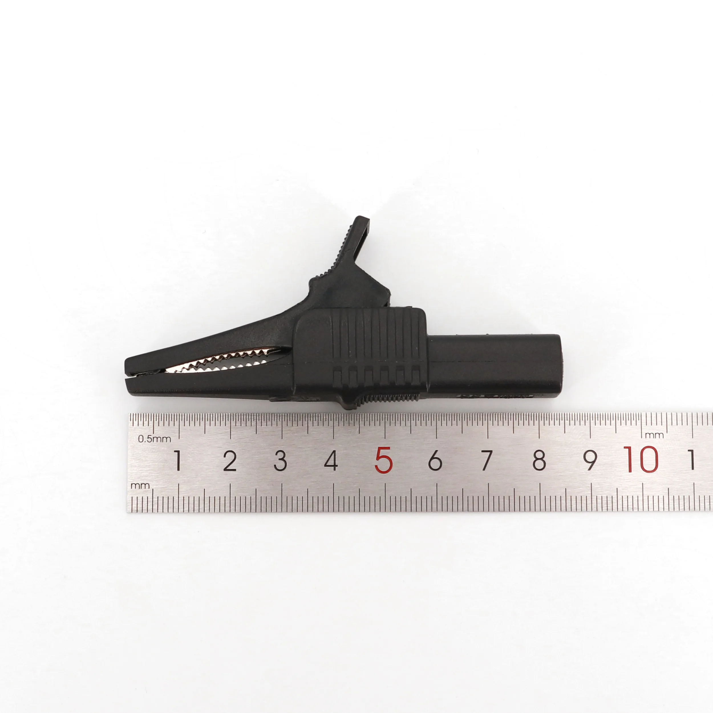 5Pcs Insulated Safety 83mm Large Alligator Clip Test Probe With 4mm Banana Jack 1000V 32A