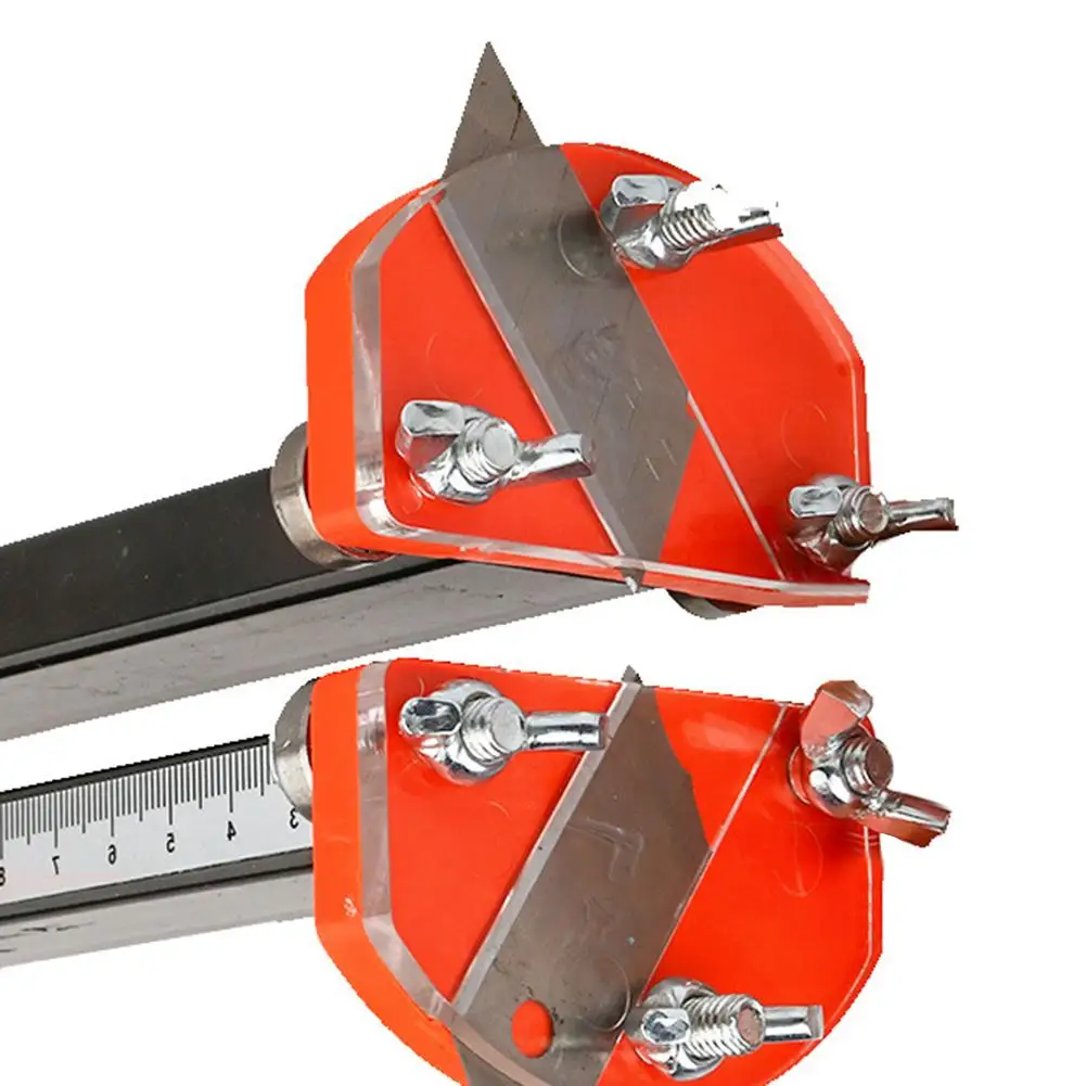 Handleiding Gipsplaat Cutter Draagbare Roller Type Hand Push Gipsplaten Snijgereedschap Rvs Houtbewerking Snijplank Gereedschap