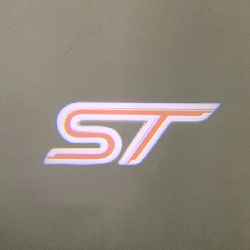 Wireless Car Door LED Courtesy Projector ST Logo Welcome Ghost Shadow Light For Focus FIESTA MONDEO Edge Escape Expedition