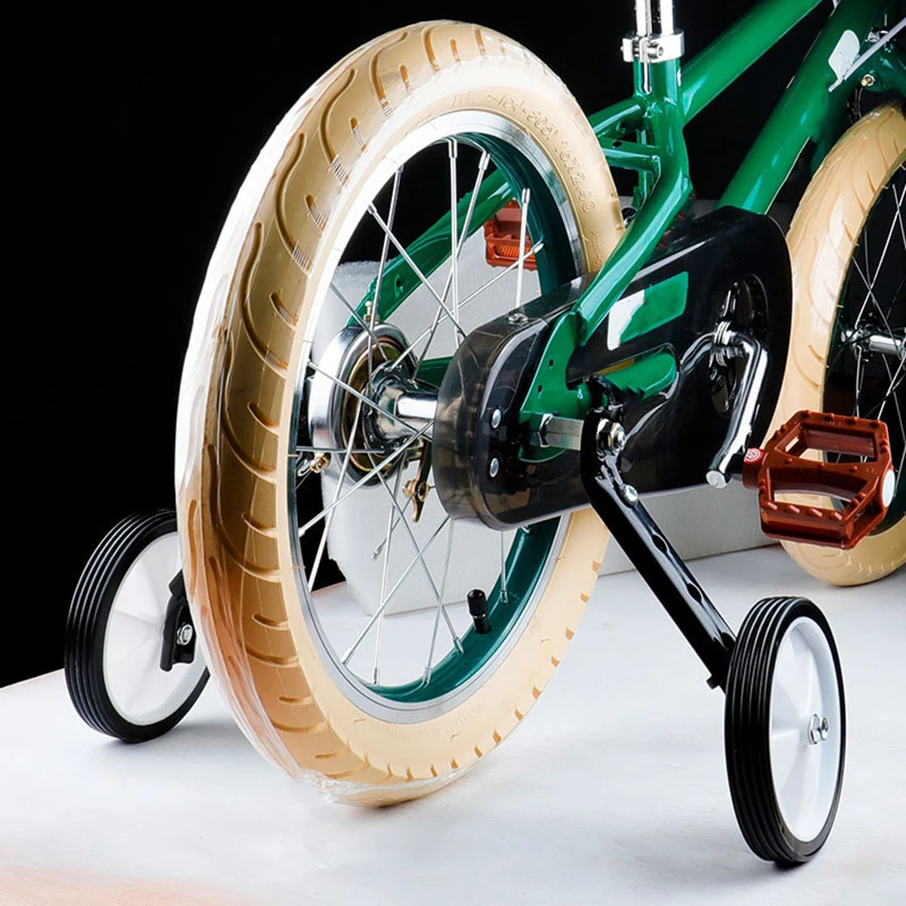 Pair Bicycle Training Wheels for 16 18 20 22 24\'\' inch Single Speed Bicycle Stabilizer Stabiliser Support Trainer