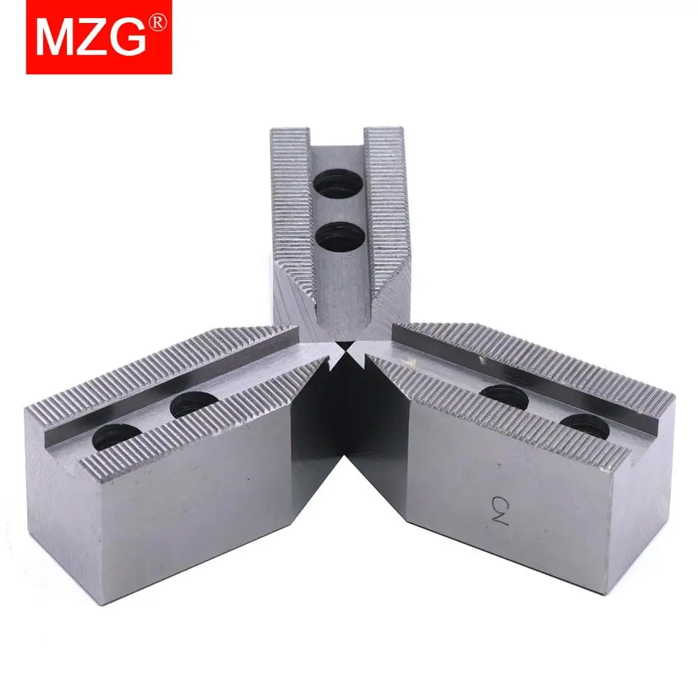 MZG 5 8 10 12 inch 60 Degree Standard Hollow Soft Jaw for CNC Lathe Boring Cutting Tool Machining