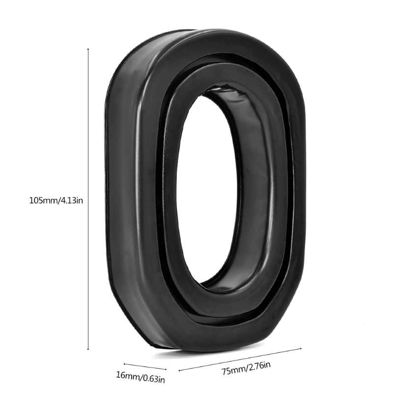 2 قطعة سيليكون جل بطانة للأذن وسادة غطاء سماعة سماعة رأس بخاصية البلوتوث للأذنين ووكر الحلاقة الكهربائية سليم