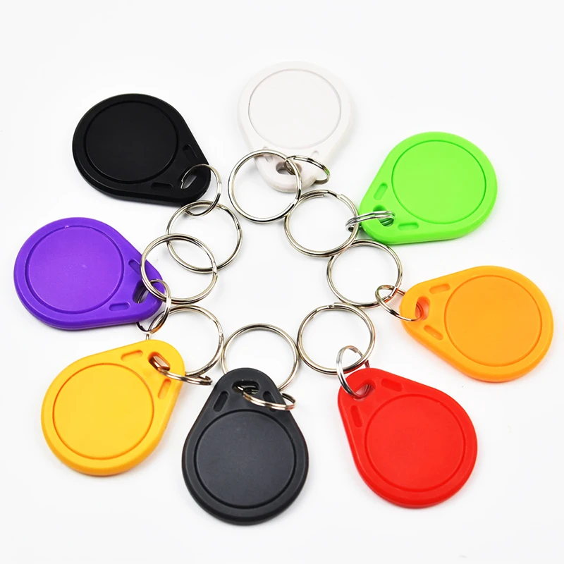 1Pc/Lot 125Khz T5577 RFID Rewriable Key Tags Keyfobs Token Keychain Access Control Card