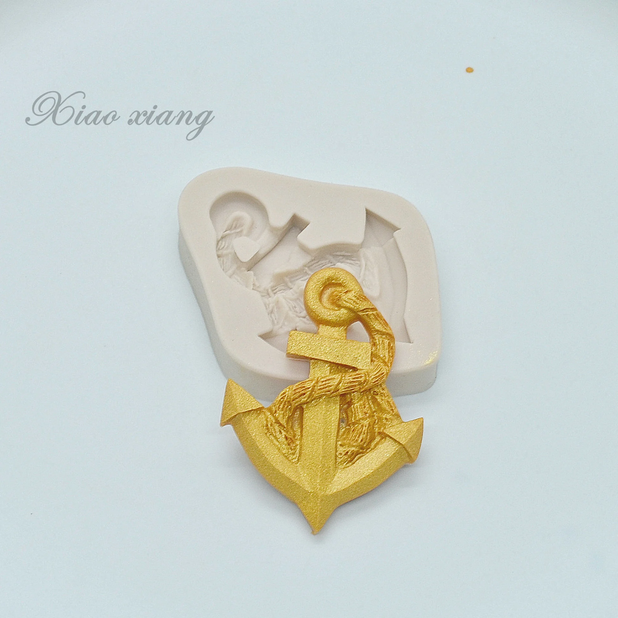 Ship\'s Anchor  Fondant Cupcake Decorating Molds Cake Silicone Molds For Baking Sugarpaste Chocolate Gumpaste Mould