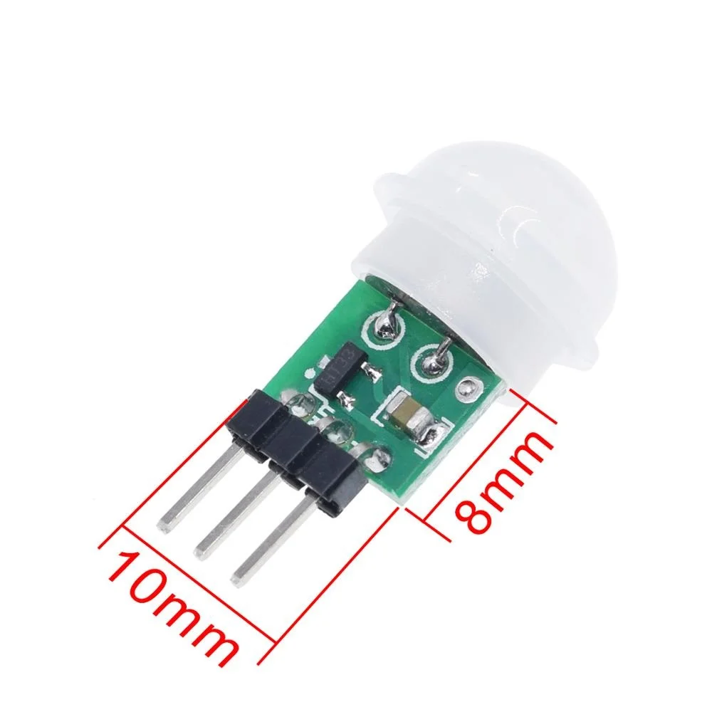 1pc Mini IR Pyroelektrische Infrarot PIR Motion Menschlichen Sensor Automatische Detektor Modul AM312 Sensor DC 2,7 zu 12V moudle Bord