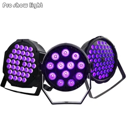 1PCS Led Par Light 54x3W DJ Par Ultraviolet Wash Disco Light 12x3W UV Mini Led Plastic Party Event Stage Effect Dance Home Xmas