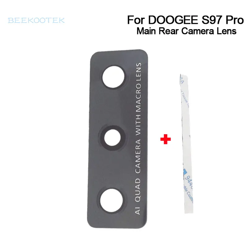 New Original DOOGEE S97 Pro Rear Main Camera Lens Glass Cover Repair Replacement Accessories Parts For DOOGEE S97Pro Smartphone