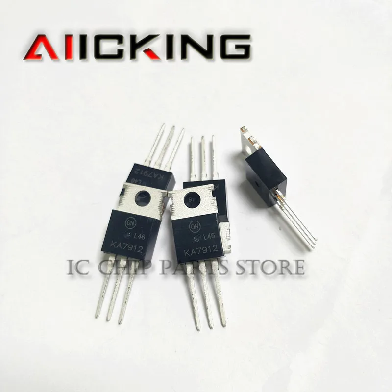 KA7912 10pcs/lot Brand New Spot Ka7912 TO220 Transistor PNP Triple-Terminal Voltage-Regulator Tube Large Chip Current in stock