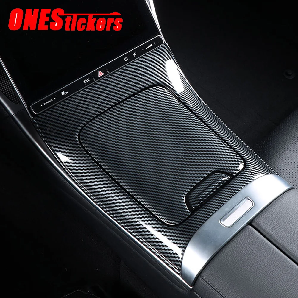 

For Mercedes Benz C Class W206 C200 C220 C260 C300 2022+ Car Accessories Central Gear Shift Panel Armrest Box Button Trim Cover