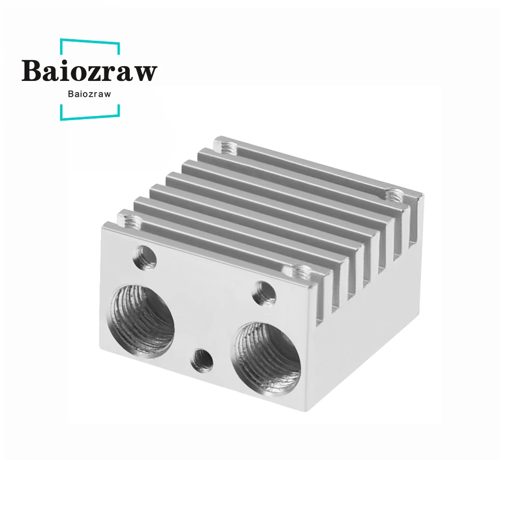 Hot End Radiator Aluminium Alloy Long Distance for E3D 1.75mm All-metal Single/double Head Extrusion Radiator 3D Printer Parts