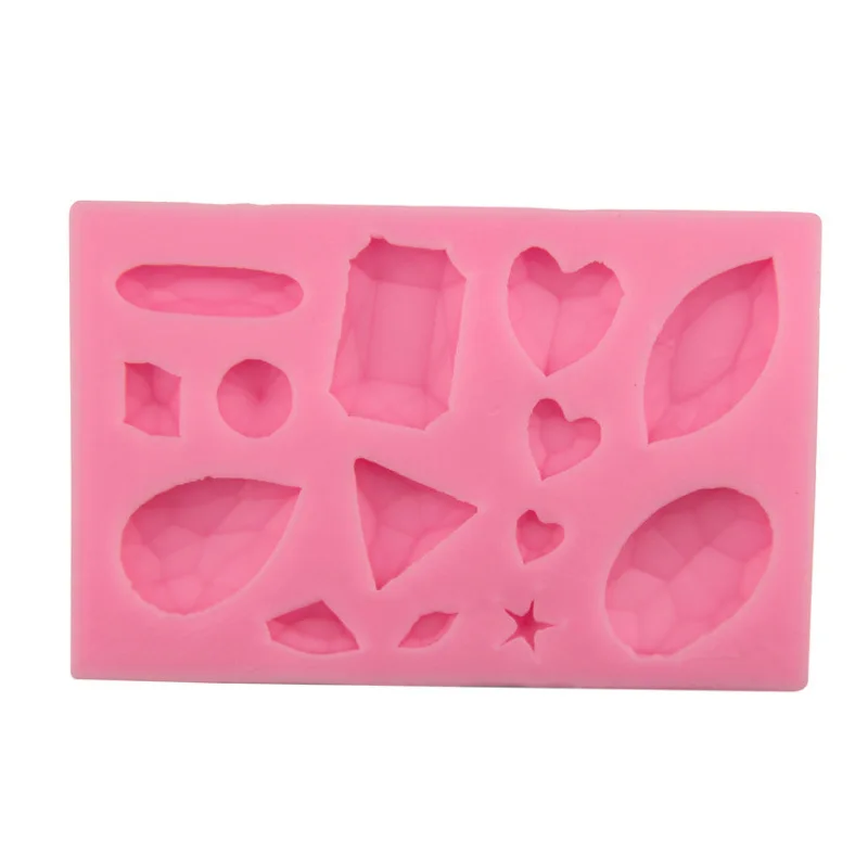 Irregular Crystal Sugar Clay Silicone Mold DIY Chocolate Cake Handmade Molds Resin Jewelry Making Mold Supplies