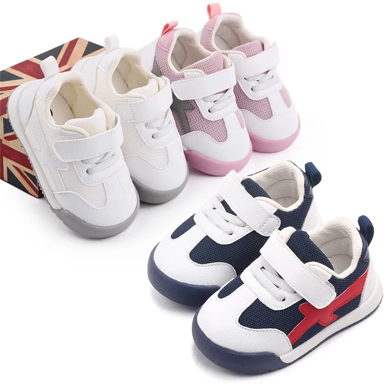 Kids Shoes Toddler Girls Boys Sneakers Children Breathable Sports Shoes 2023 New Spring Autumn Baby PU First Walkers