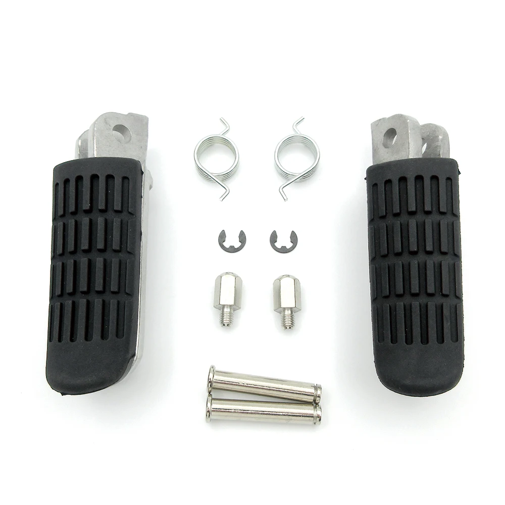 Motorcycle Front Footrests Foot Pegs Set For Honda CBR 750F 1000F CB400 750 1300SF CBR600 F2 F3 VTR1000F VFR800 XL1000V Varadero