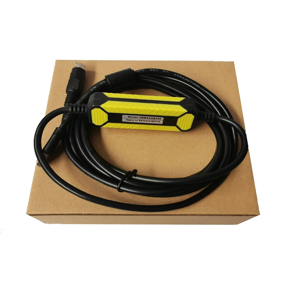 Usbacab230 para delta dvp plc cabo de programação usb para rs232 adaptador es ex eh ce se sv ss xinje xc/xd/xe USB-DVP linha de download