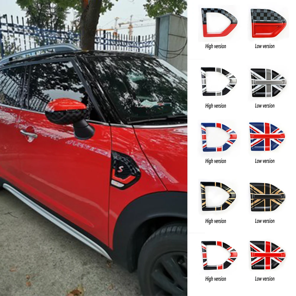 

Боковая пластина автомобиля Union Jack, наклейки для крыльев, декоративная крышка для Mini Cooper S JCW F60, аксессуары для стайлинга автомобиля, 2 шт./компл.