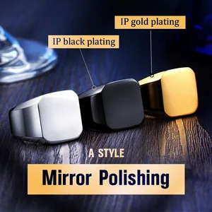 316L Edelstahl -Motorradfahrerring, neues Geschäft mit hohem Polieren, fester Farbschmuck 10 Hauptverkaufs -Top -Läden Schmuck - №10