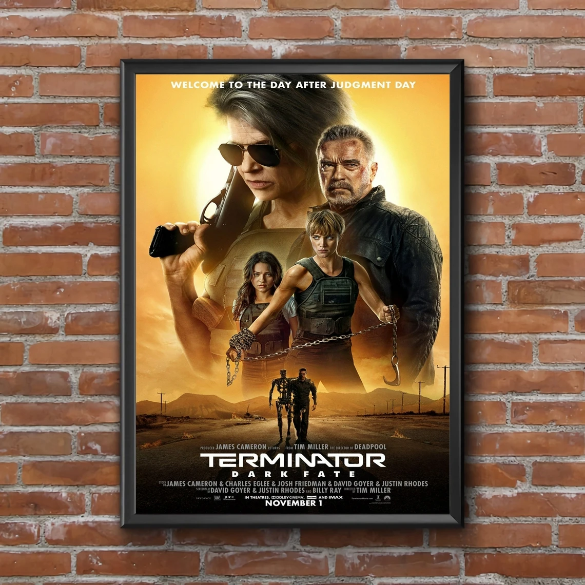 Terminator Dark Fate - 2019 Movie Poster Home Decor Classic Movie Cover Art Photo Canvas Poster Print Wall Painting