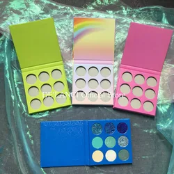 DIY Eyeshadow Palette Custom Private label Empty Makeup Pallete  Choose Colors Matte Shimmer Glitter Eye Shadow 15 colors