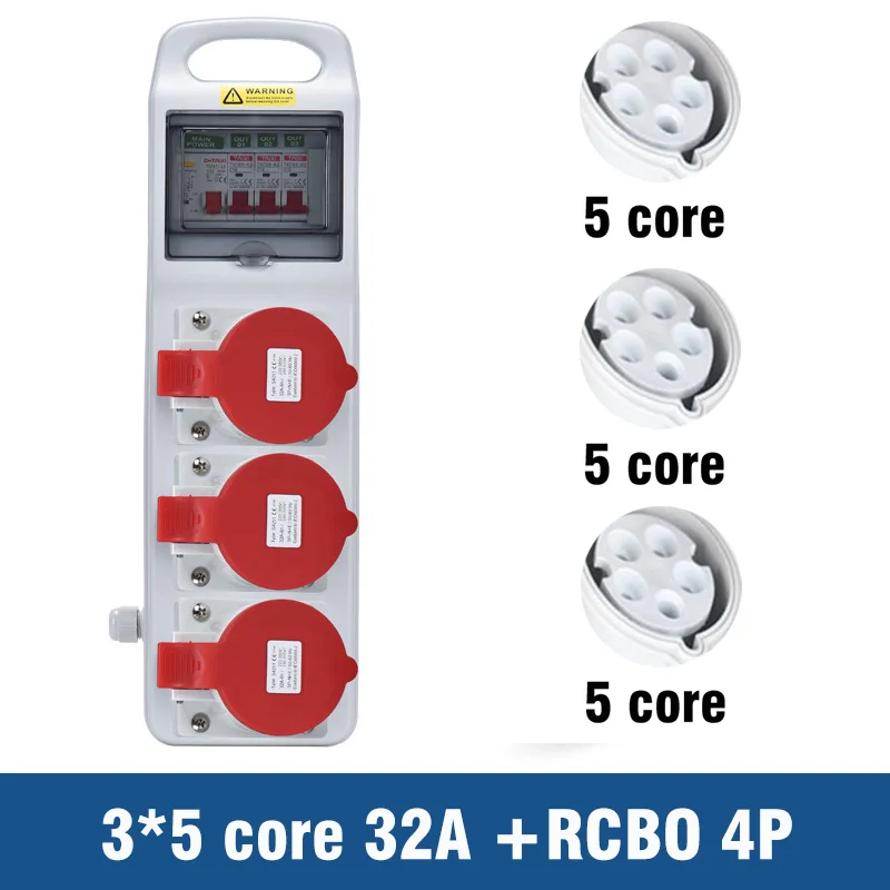 Indoor and Outdoor Portable Mobile Industrial Socket Box Power Control Box for Factory Stage Charging Construction Site