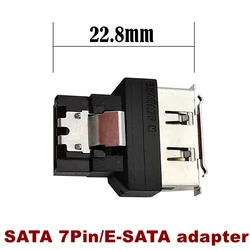 E-SATA 남성 어댑터 eSATA 커넥터 ESATA 혁명 SATA 여성 어댑터에 1pcs SATA 7Pin 여성