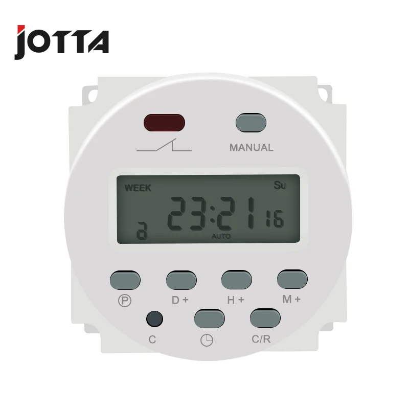 CN101A LCD time switch 12V 24V 110V 220V Time Relay Street lamp billboard power supply timer without water proof box