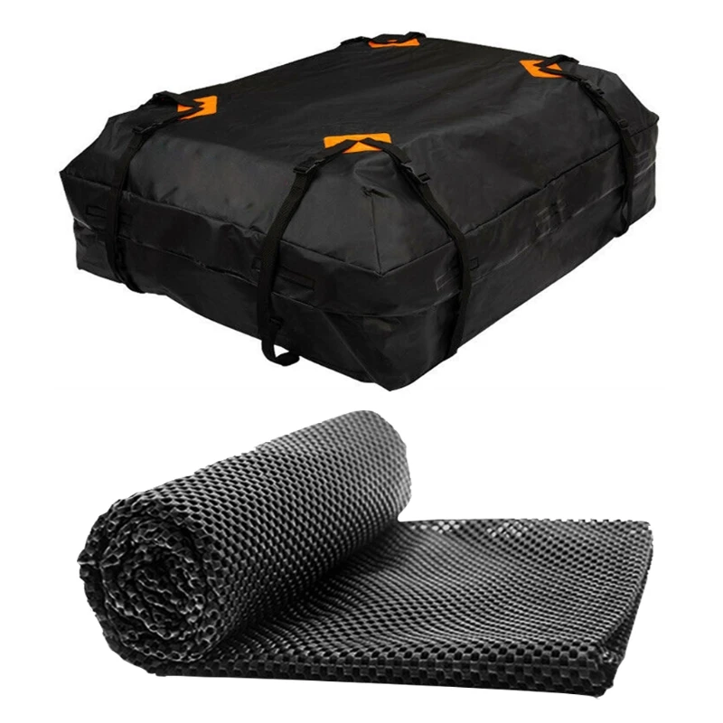 

2024 New Rooftop Cargo Carrier 420D Oxford Cloth Car Top Roof Bag for With/Without Rack Vehicles