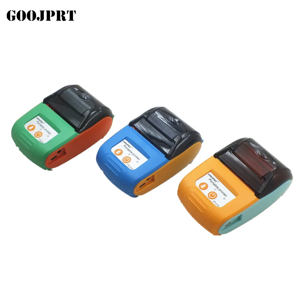 GOOJPRT Wireless Mini 58mm stampante Bluetooth stampante termica portatile per ricevute telefono cellulare Android iOS PC Pocket Bill Printer