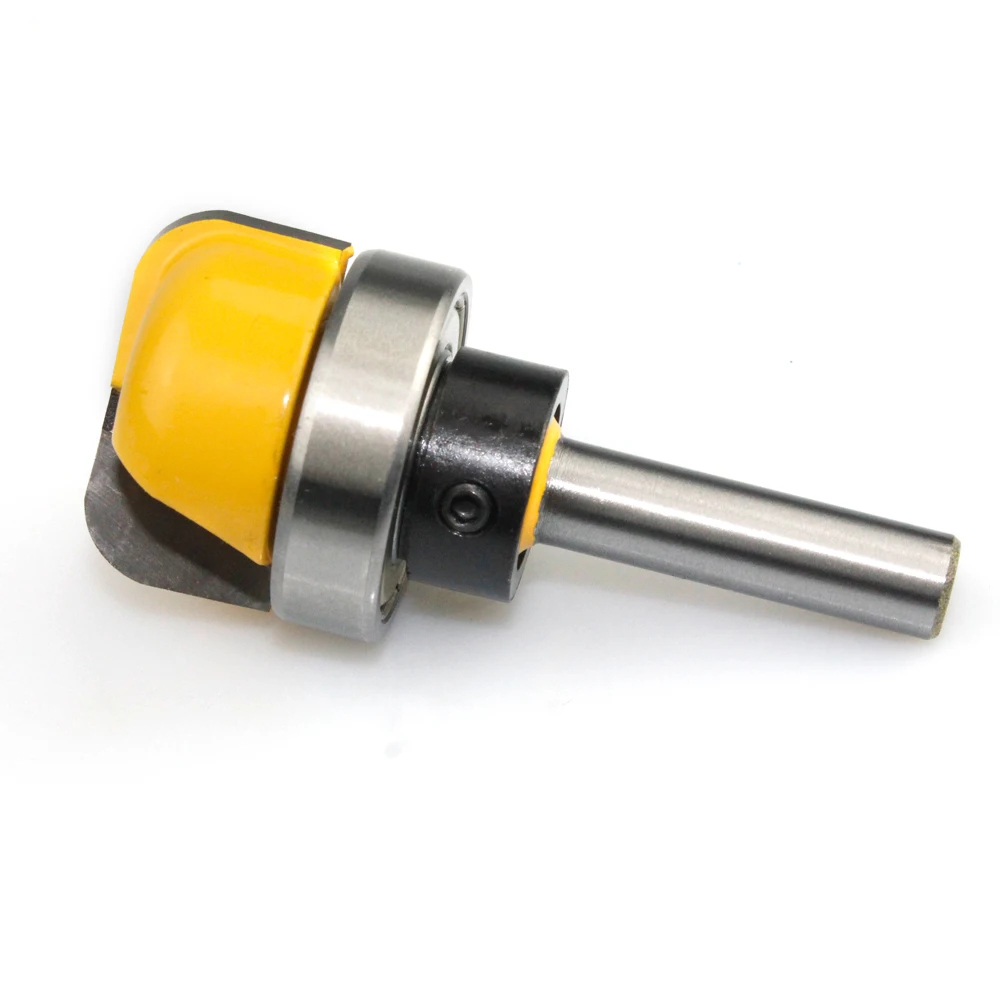 LAVIE-fresadora de punta redonda con rodamiento para C08-044FX de madera y carpintería, 1 unidad, 8mm de vástago, 1-1/8 de diámetro