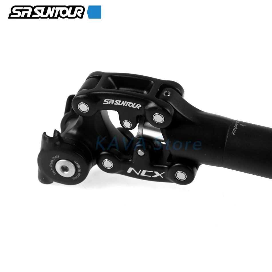 SR Suntour NCX Bicycle Damping Suspension Seat Post Mountain Bike Seatpost 27.2/28.6/30.0/30.4/30.9/31.6/33.9*350mm Seat Tube