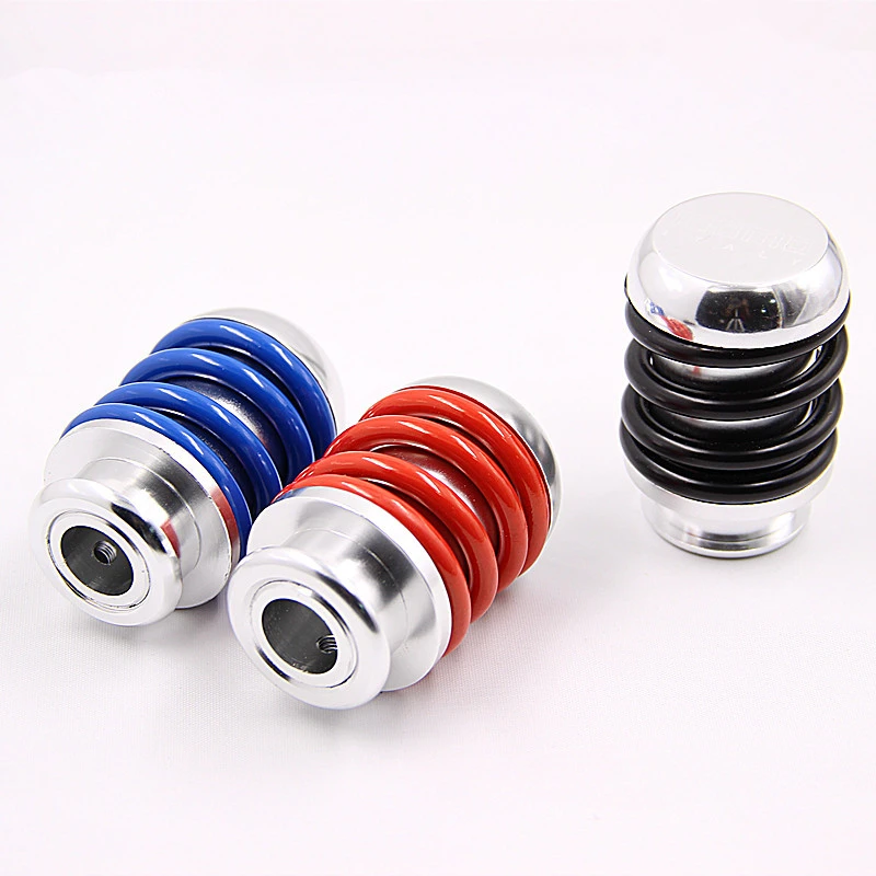 Car styling spring shift knob / Aluminum shift lever / General modified car soporte de la pista red / blue / black